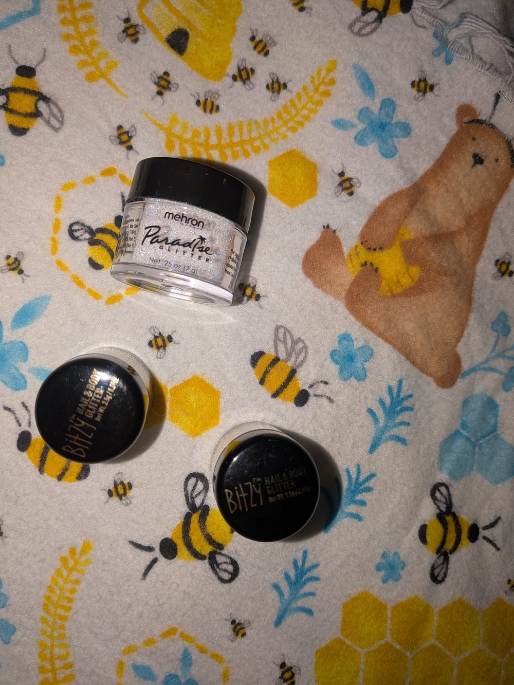 Bundle-Mehron Paradise Powder Glitter + Bitzy Nail+Body